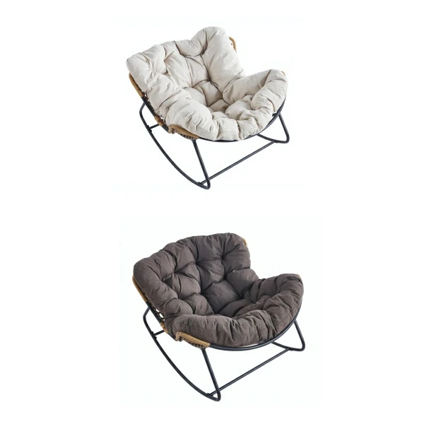 Chaise à bascule pour intérieurs extérieurs