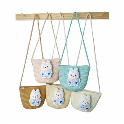 Sac de paille de lapin mignon